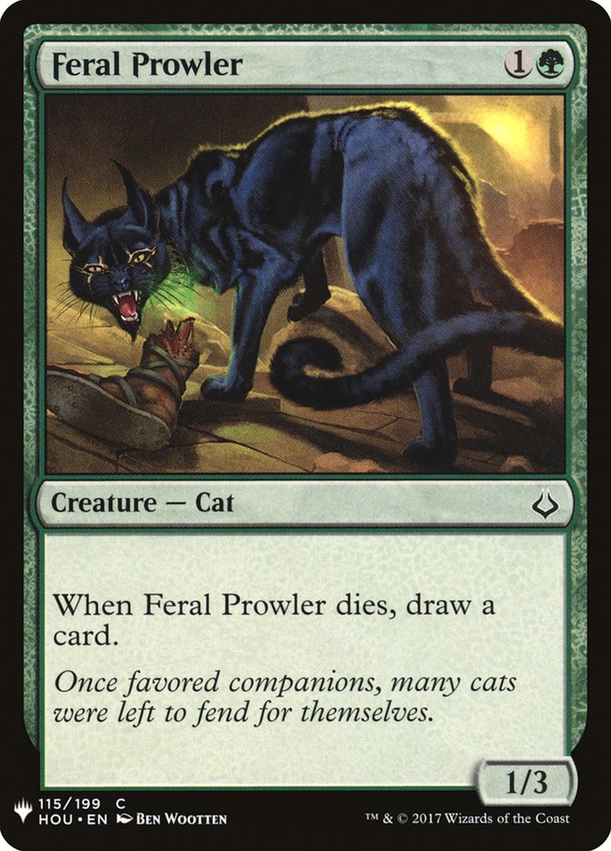 Feral Prowler [Mystery Booster] | Boutique FDB TCG