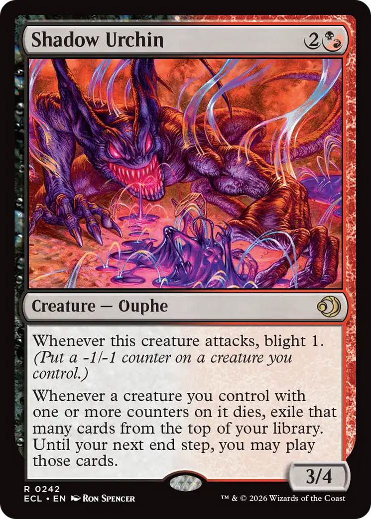 Shadow Urchin [Lorwyn Eclipsed] | Boutique FDB TCG