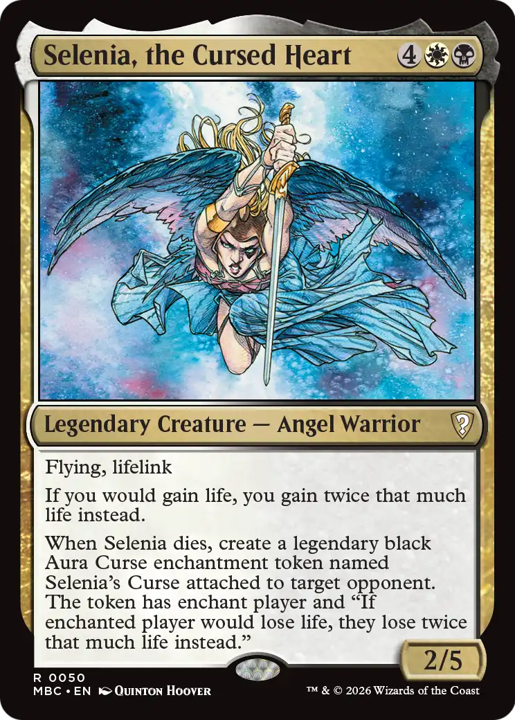 Selenia, the Cursed Heart [Mystery Booster: Commander Edition] | Boutique FDB TCG
