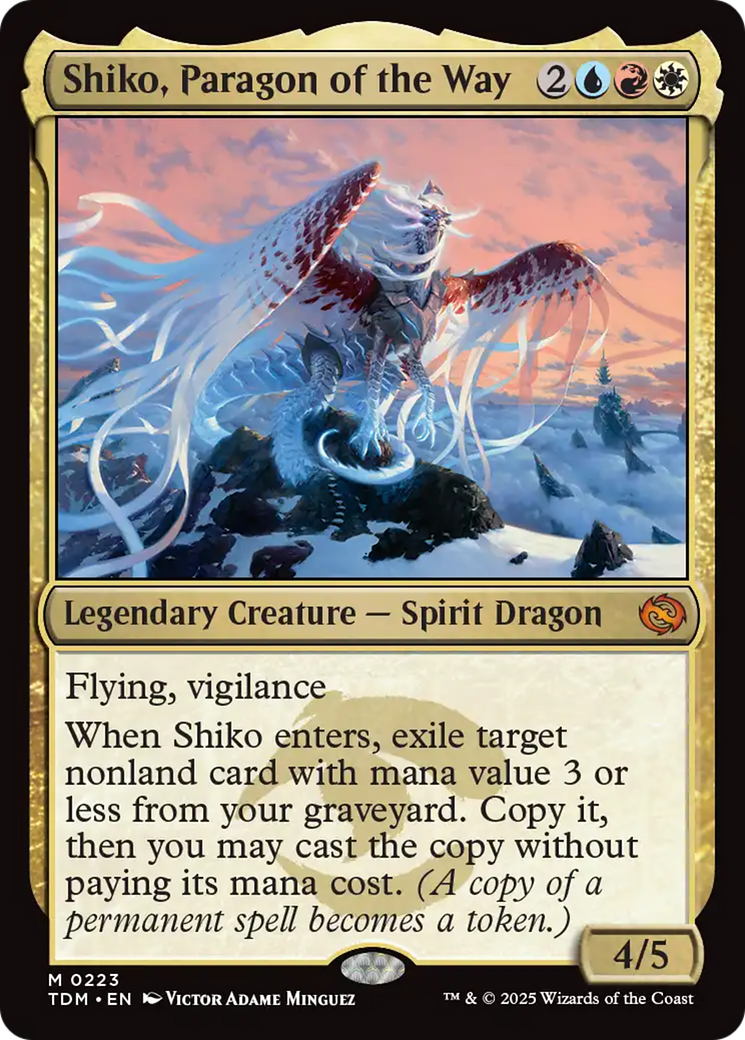 Shiko, Paragon of the Way [Tarkir: Dragonstorm] | Boutique FDB TCG