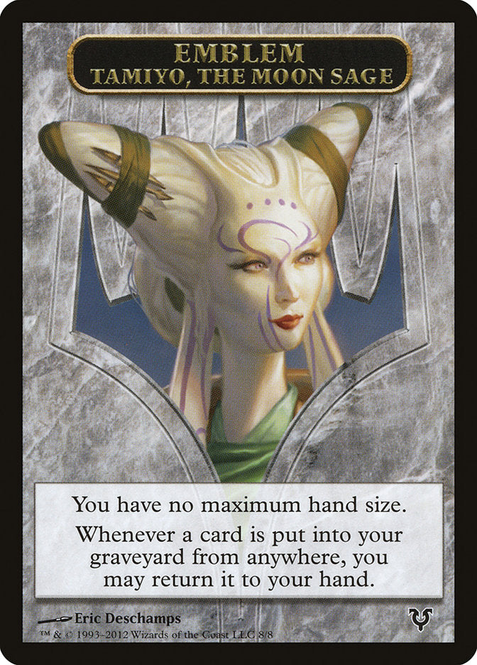 Tamiyo, the Moon Sage Emblem [Avacyn Restored Tokens] | Boutique FDB TCG