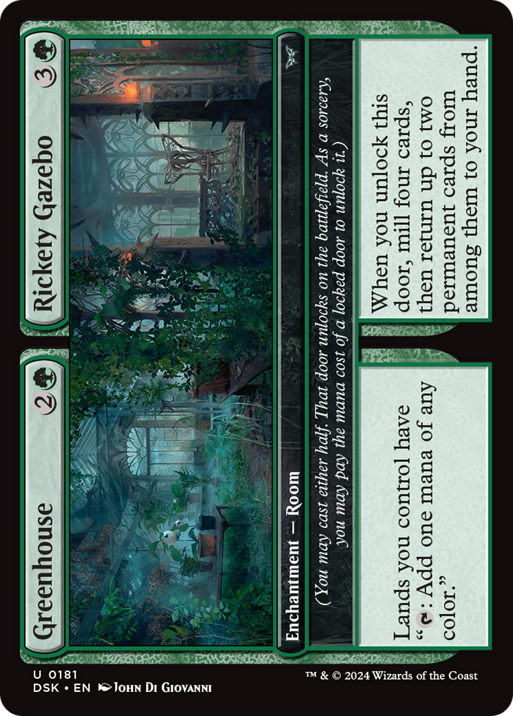 Greenhouse // Rickety Gazebo [Duskmourn: House of Horror] | Boutique FDB TCG