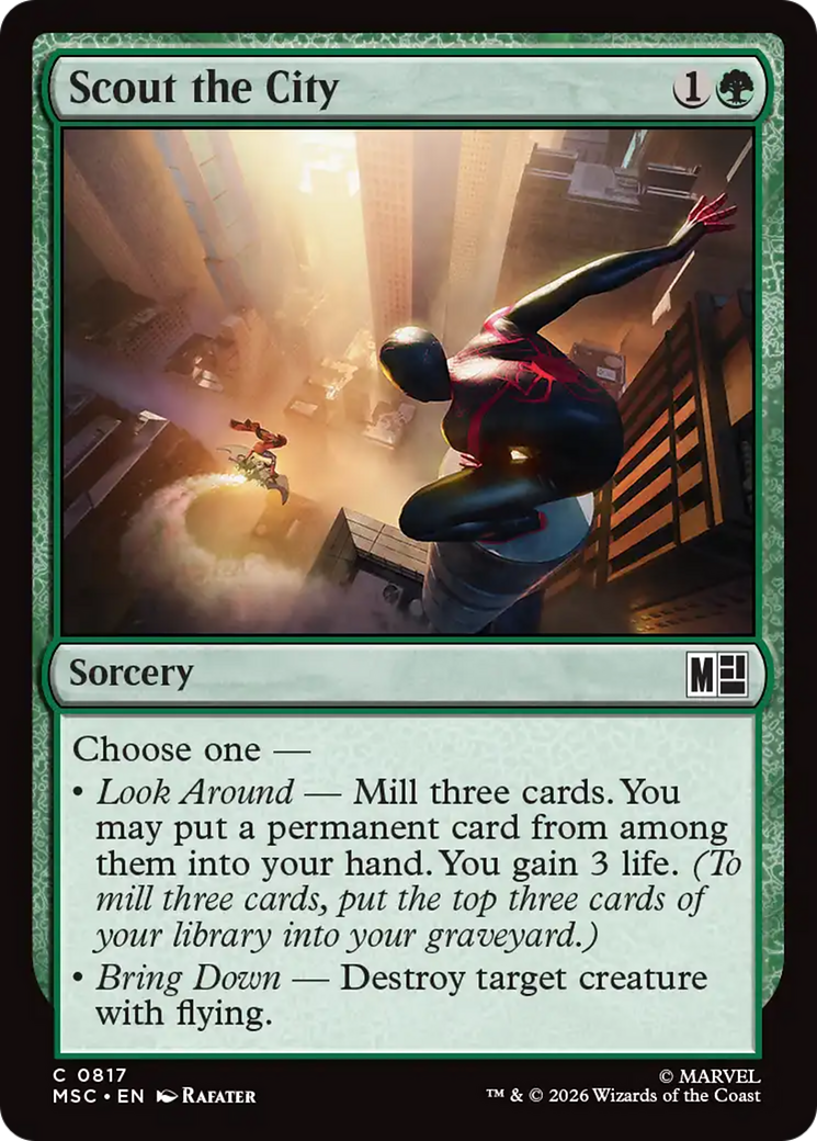 Scout the City [Marvel Super Heroes Commander] | Boutique FDB TCG