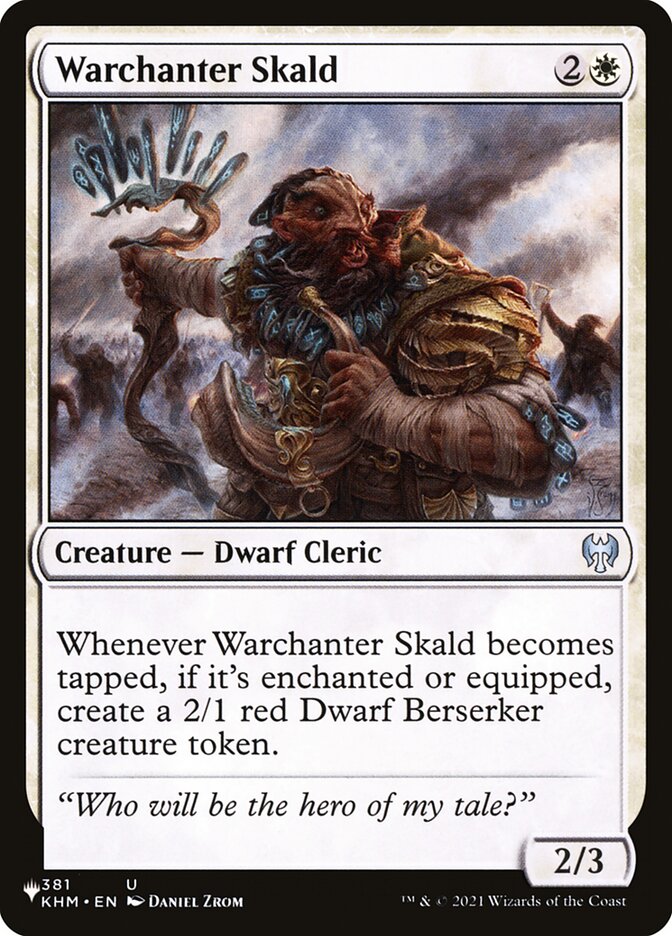 Warchanter Skald [The List] | Boutique FDB TCG