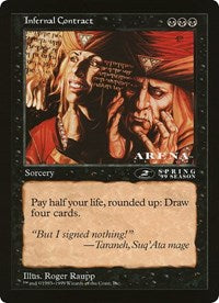 Infernal Contract (Oversized) [Oversize Cards] | Boutique FDB TCG
