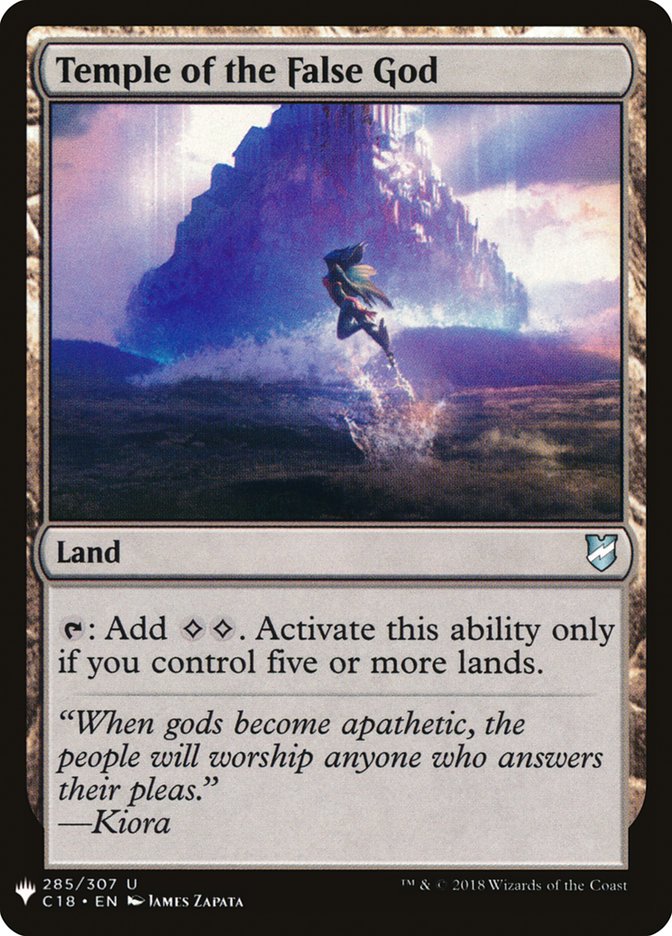 Temple of the False God [Mystery Booster] | Boutique FDB TCG