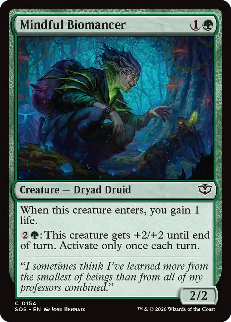 Mindful Biomancer [Secrets of Strixhaven] | Boutique FDB TCG