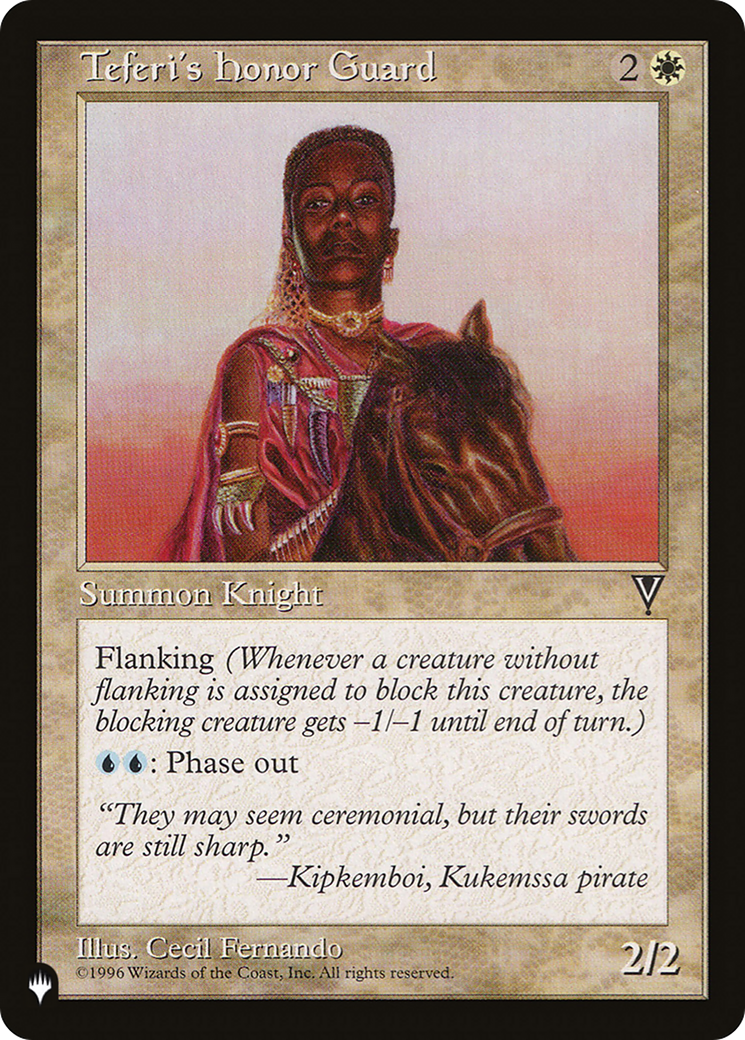 Teferi's Honor Guard [The List] | Boutique FDB TCG