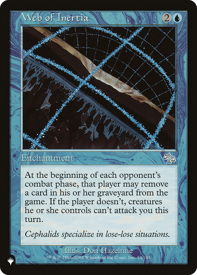 Web of Inertia [The List] | Boutique FDB TCG