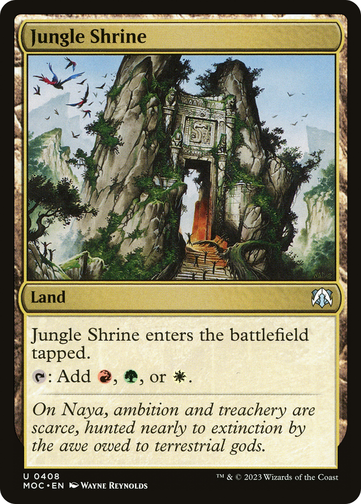 Jungle Shrine [March of the Machine Commander] | Boutique FDB TCG