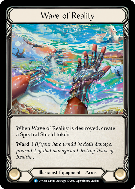 Wave of Reality [DYN214] (Dynasty)  Rainbow Foil | Boutique FDB TCG