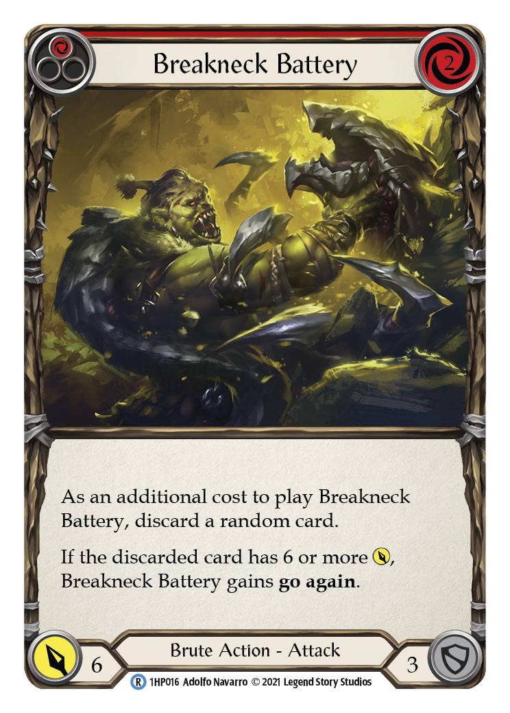 Breakneck Battery (Red) [1HP016] (History Pack 1) | Boutique FDB TCG