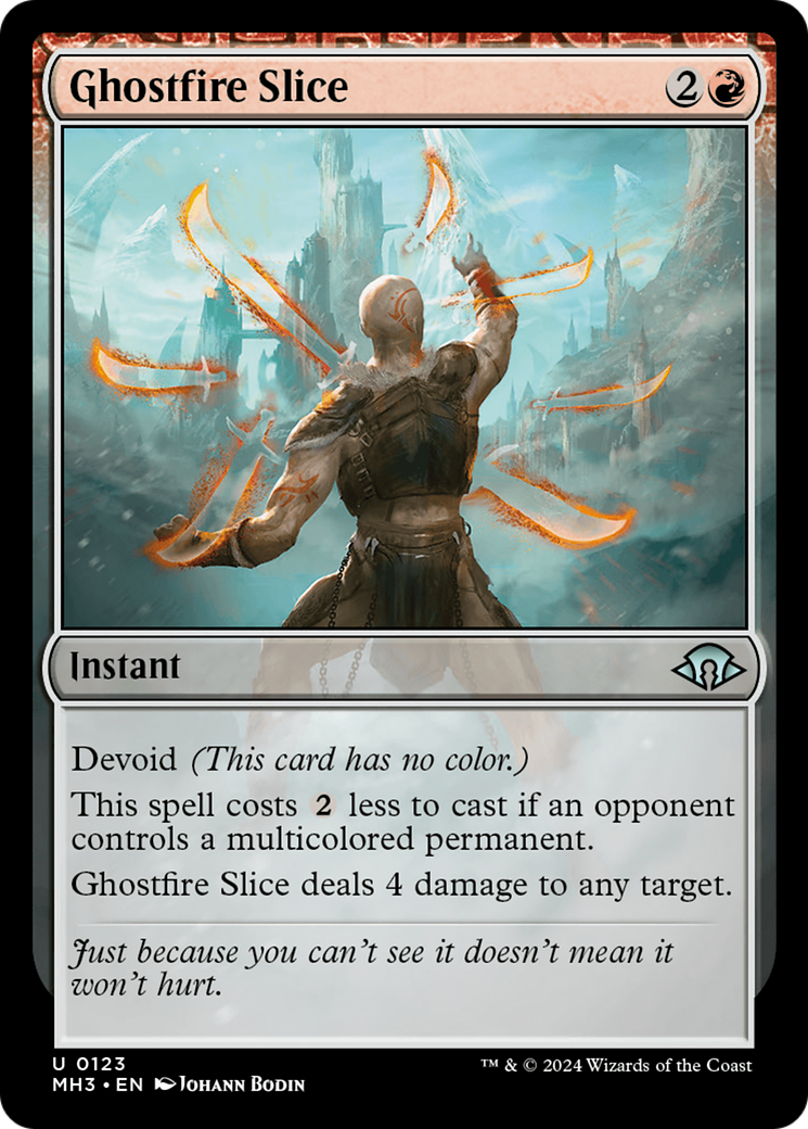 Ghostfire Slice [Modern Horizons 3] | Boutique FDB TCG