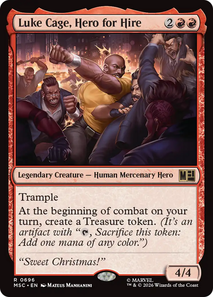 Luke Cage, Hero for Hire [Marvel Super Heroes Commander] | Boutique FDB TCG