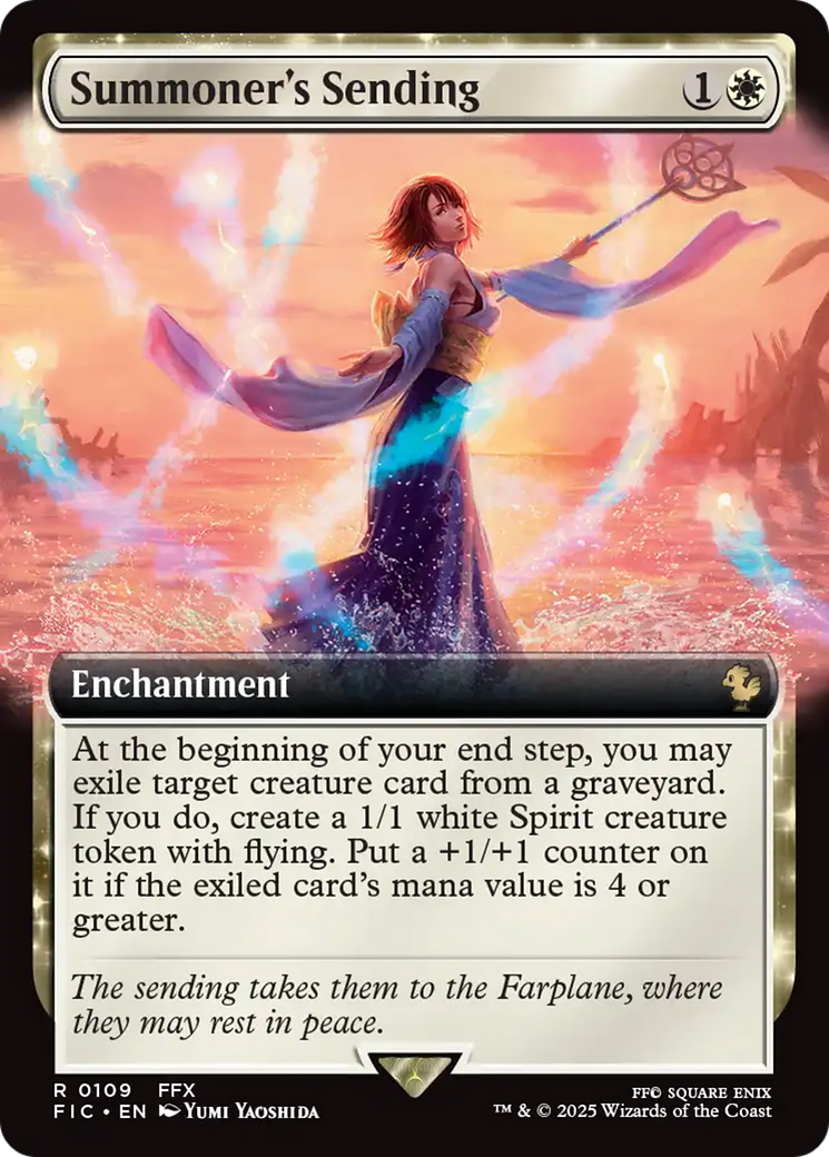 Summoner's Sending (Extended Art) [FINAL FANTASY Commander] | Boutique FDB TCG