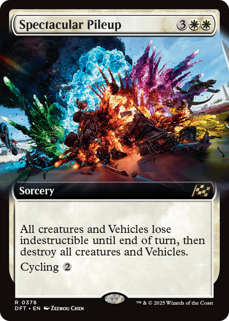 Spectacular Pileup (Extended Art) [Aetherdrift] | Boutique FDB TCG