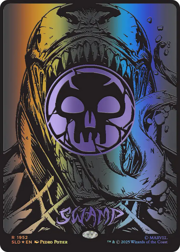 Swamp (1952) (Raised Foil) [Secret Lair Drop Series] | Boutique FDB TCG