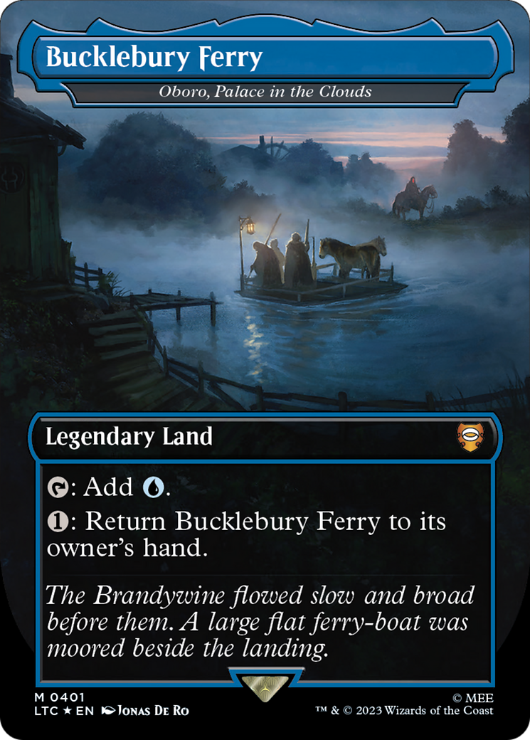 Bucklebury Ferry - Oboro, Palace in the Clouds (Surge Foil Realms and Relics) [The Lord of the Rings: Tales of Middle-Earth Commander] | Boutique FDB TCG