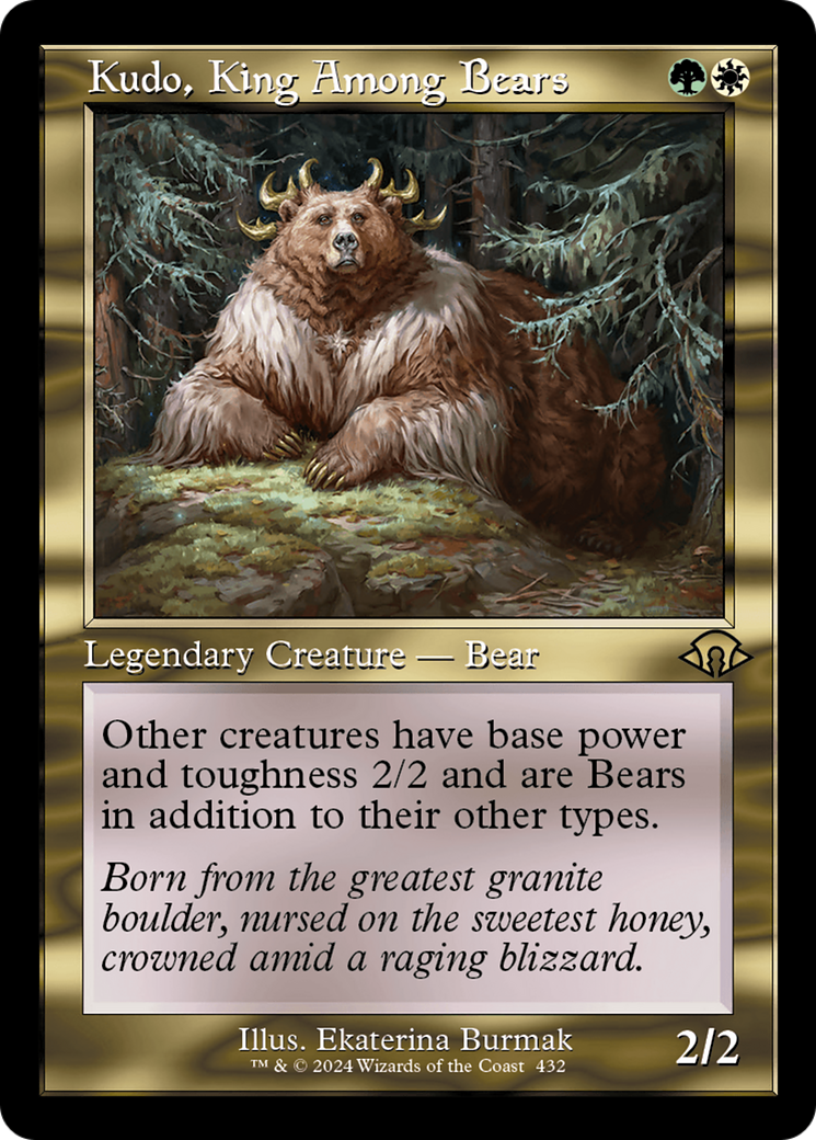 Kudo, King Among Bears (Retro) [Modern Horizons 3] | Boutique FDB TCG