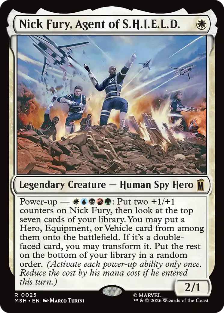 Nick Fury, Agent of S.H.I.E.L.D. [Marvel Super Heroes] | Boutique FDB TCG