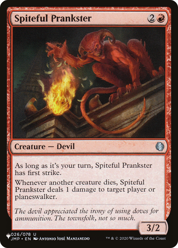 Spiteful Prankster [The List Reprints] | Boutique FDB TCG