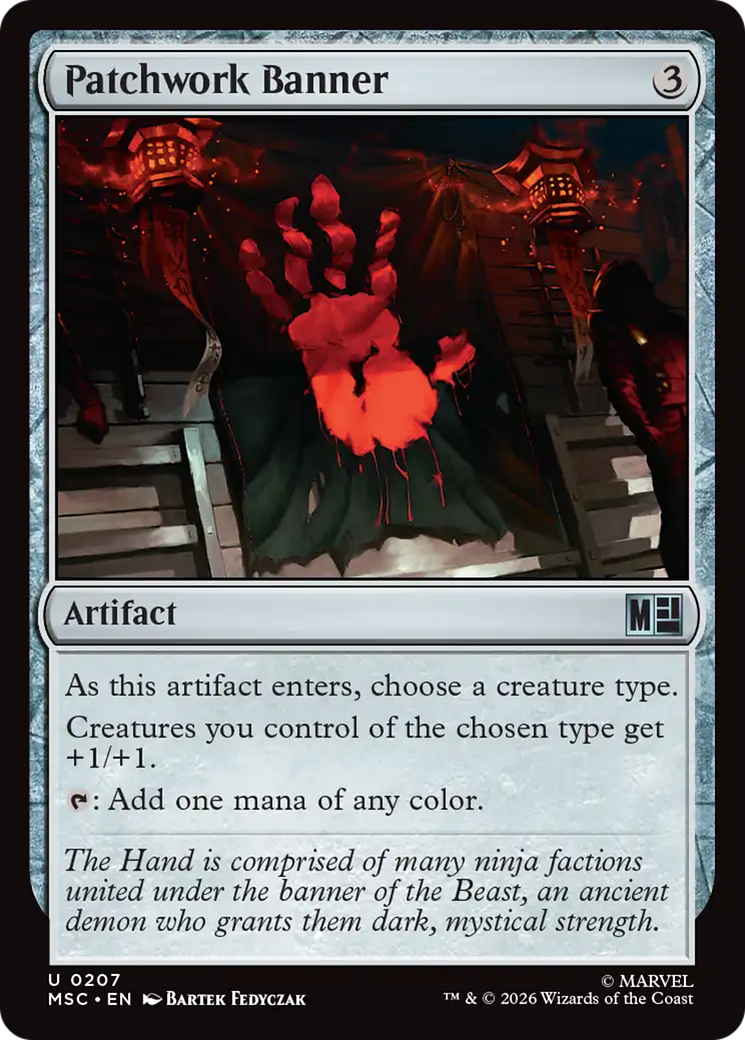 Patchwork Banner (Surge Foil) [Marvel Super Heroes Commander] | Boutique FDB TCG