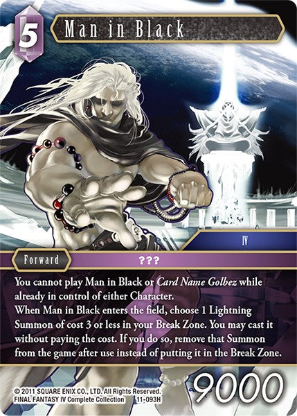 Man in Black [Opus XI] | Boutique FDB TCG