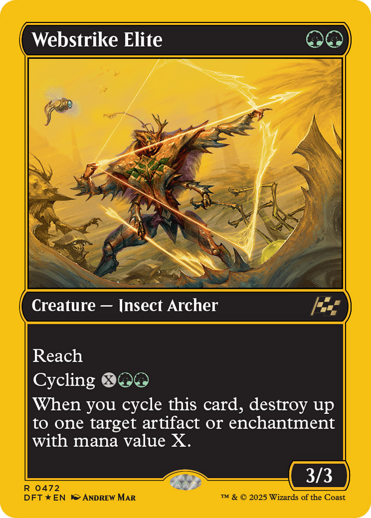 Webstrike Elite (First-Place Foil) [Aetherdrift] | Boutique FDB TCG
