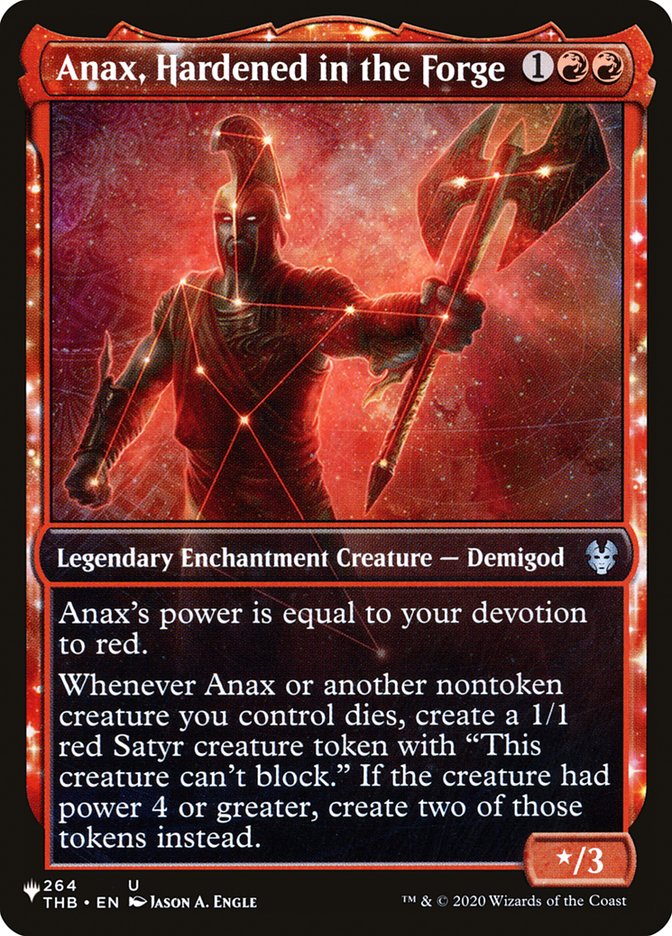 Anax, Hardened in the Forge [The List] | Boutique FDB TCG