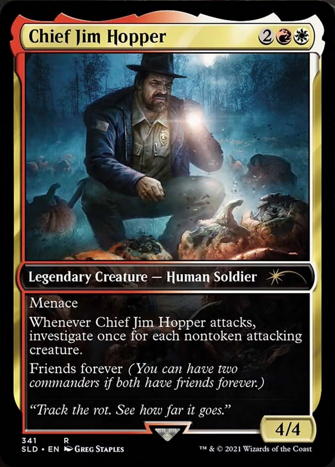 Chief Jim Hopper [Secret Lair Drop Series] | Boutique FDB TCG