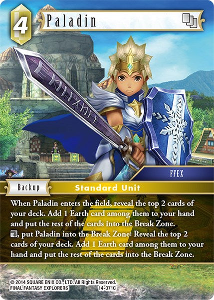 Paladin [Opus XIV: Crystal Abyss] | Boutique FDB TCG