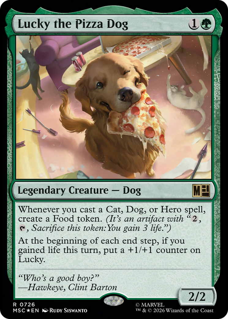 Lucky the Pizza Dog [Marvel Super Heroes Commander] | Boutique FDB TCG