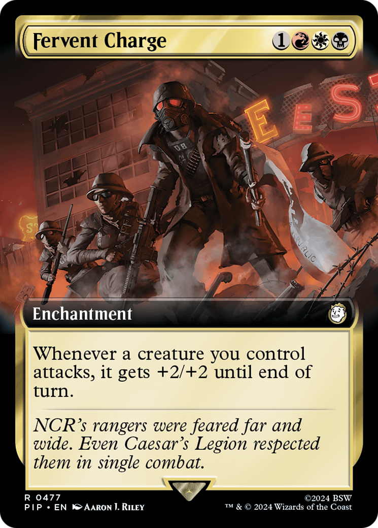 Fervent Charge (Extended Art) [Fallout] | Boutique FDB TCG