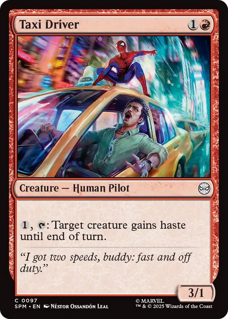 Taxi Driver [Marvel's Spider-Man] | Boutique FDB TCG