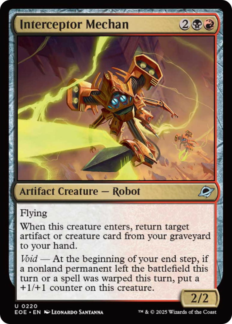 Interceptor Mechan [Edge of Eternities] | Boutique FDB TCG