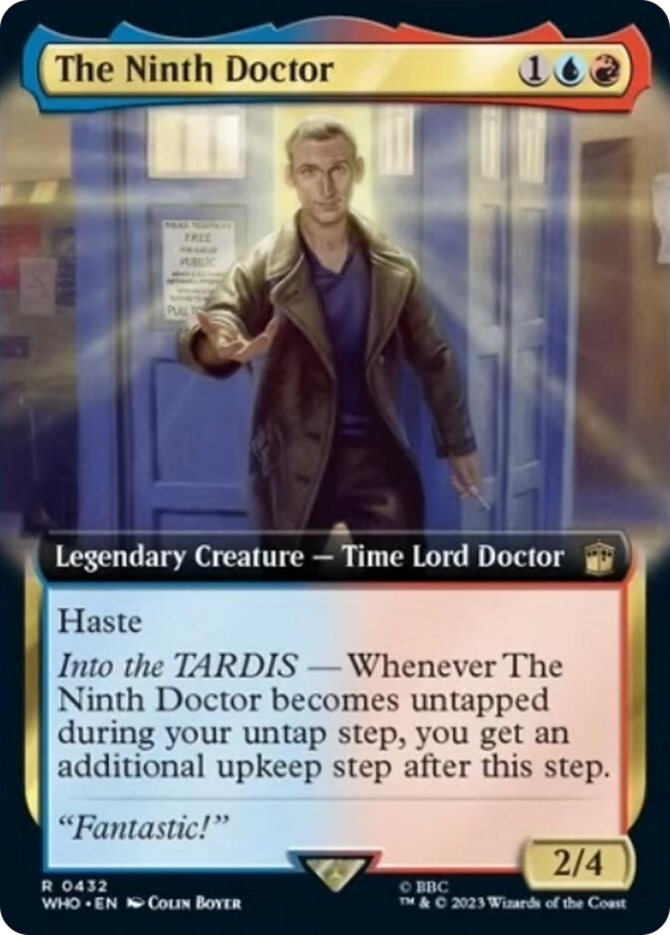 The Ninth Doctor (Extended Art) [Doctor Who] | Boutique FDB TCG