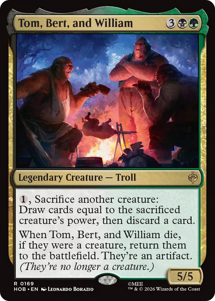 Tom, Bert, and William [The Hobbit] | Boutique FDB TCG