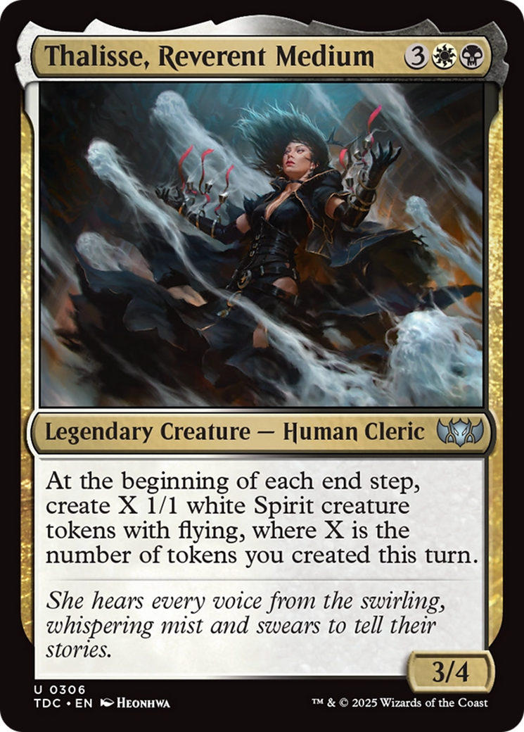 Thalisse, Reverent Medium [Tarkir: Dragonstorm Commander] | Boutique FDB TCG