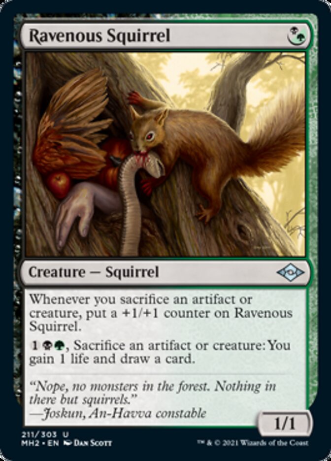 Ravenous Squirrel [Modern Horizons 2] | Boutique FDB TCG