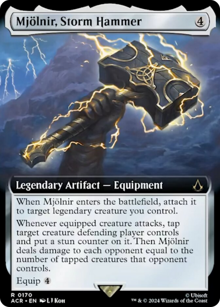 Mjolnir, Storm Hammer (Extended Art) [Assassin's Creed] | Boutique FDB TCG