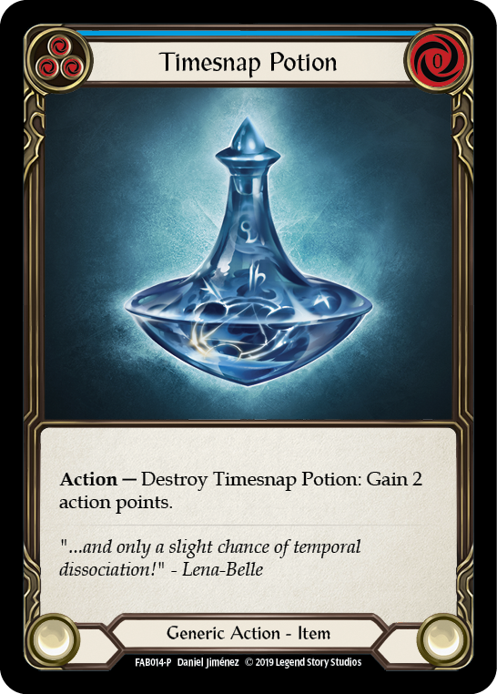 Timesnap Potion [FAB014-P] (Promo)  1st Edition Cold Foil | Boutique FDB TCG