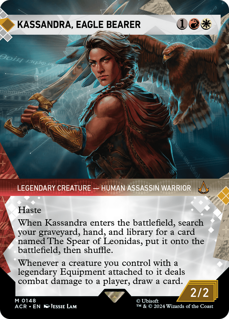 Kassandra, Eagle Bearer (Showcase) [Assassin's Creed] | Boutique FDB TCG