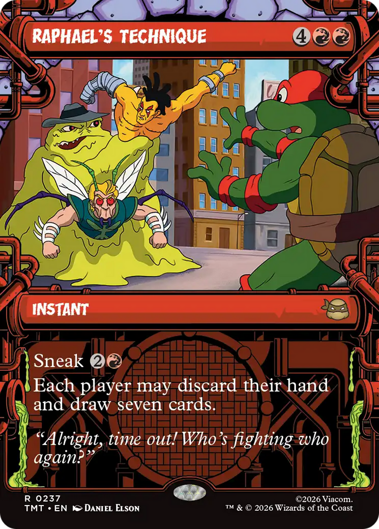 Raphael's Technique (Showcase) [Teenage Mutant Ninja Turtles] | Boutique FDB TCG