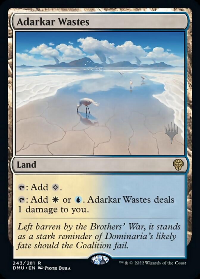 Adarkar Wastes (Promo Pack) [Dominaria United Promos] | Boutique FDB TCG