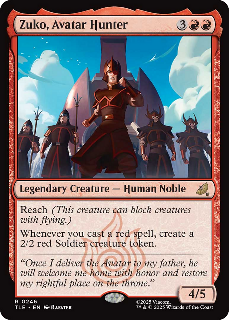 Zuko Tutorial Theme Card [Avatar: The Last Airbender: Eternal-Legal] | Boutique FDB TCG