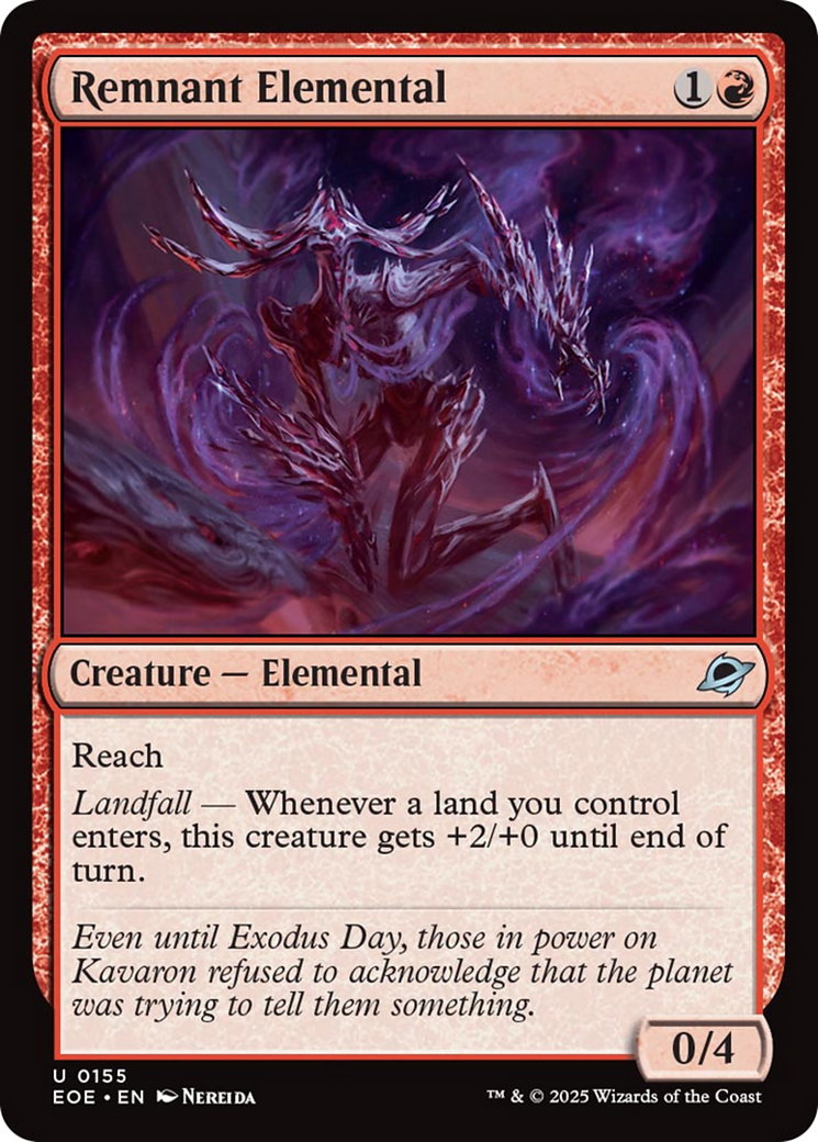 Remnant Elemental [Edge of Eternities] | Boutique FDB TCG