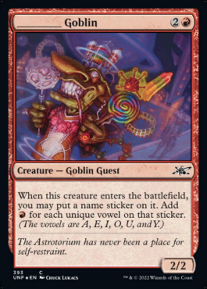 _____ Goblin (Galaxy Foil) [Unfinity] | Boutique FDB TCG