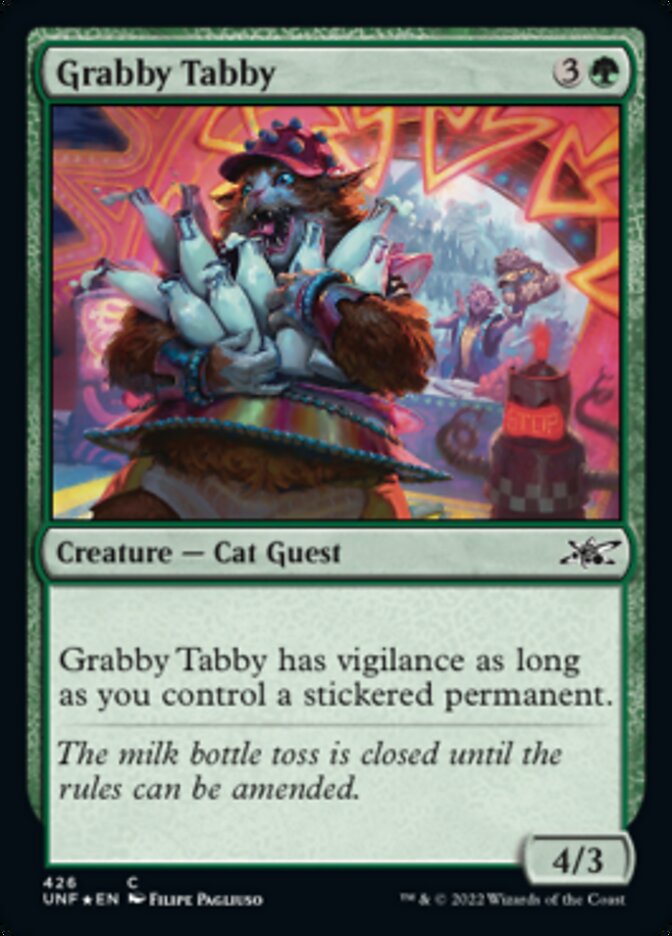 Grabby Tabby (Galaxy Foil) [Unfinity] | Boutique FDB TCG