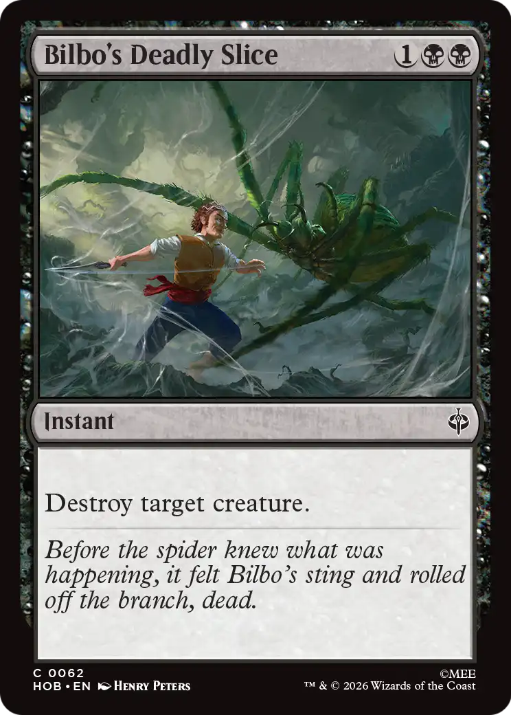 Bilbo's Deadly Slice [The Hobbit] | Boutique FDB TCG