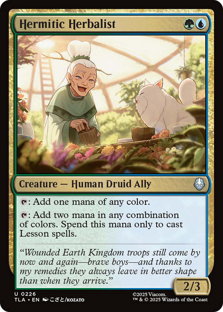 Hermitic Herbalist [Avatar: The Last Airbender] | Boutique FDB TCG